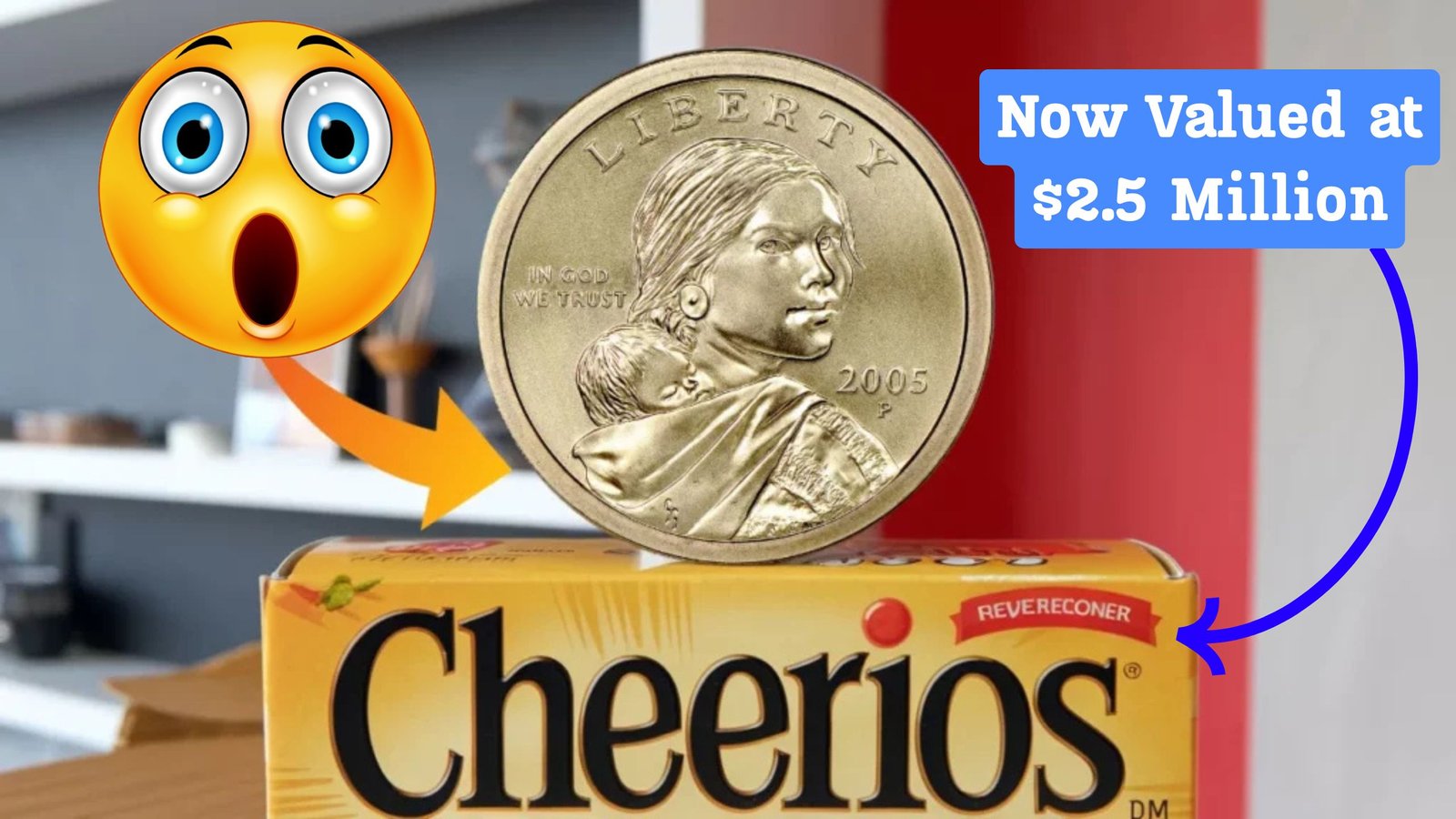 Sacagawea Dollar With Cheerios Reverse Found in Change